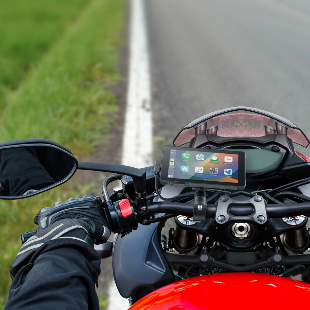 Interphone Pantalla Carplay / Android Auto Moto Display con Quiklox