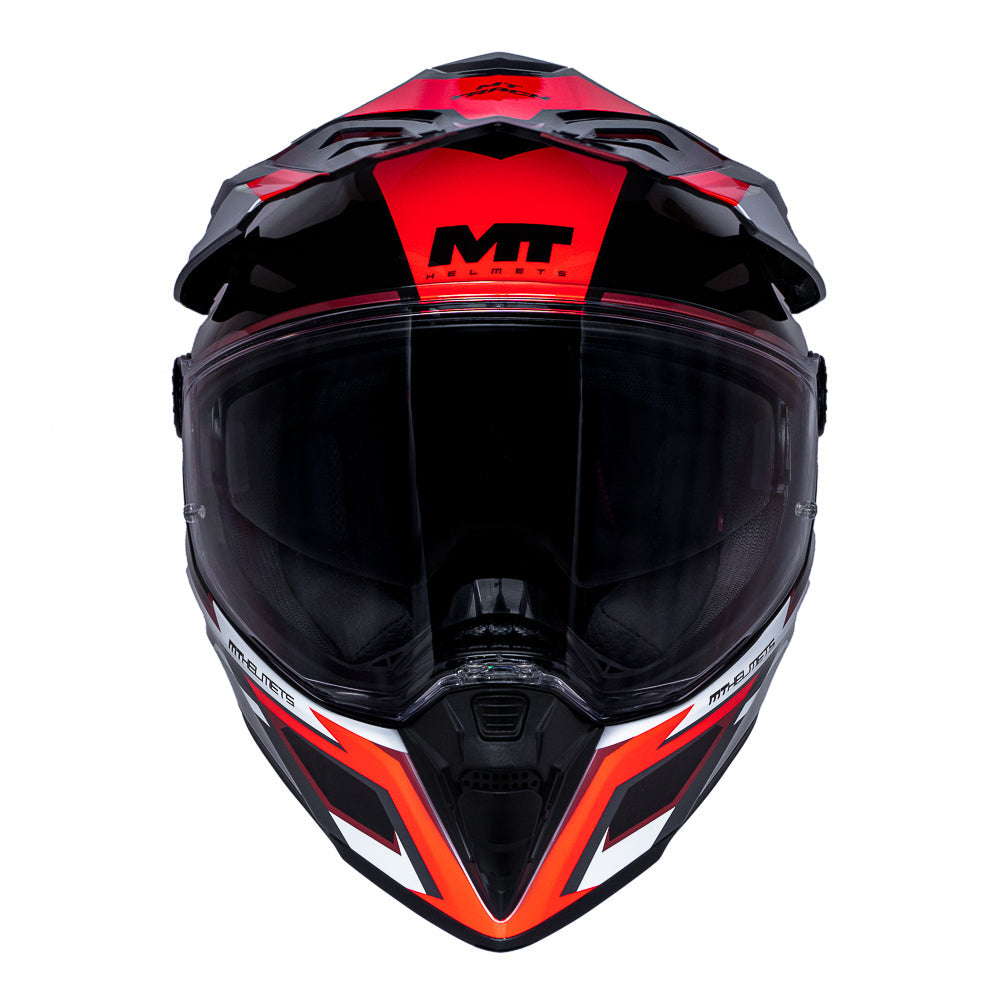 Casco para moto MT Track SV NEXUS  B5 Rojo Brillo