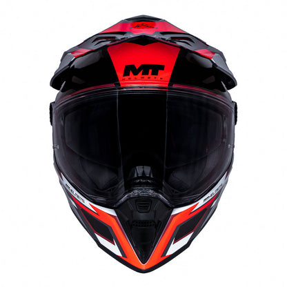 Casco para moto MT Track SV NEXUS  B5 Rojo Brillo