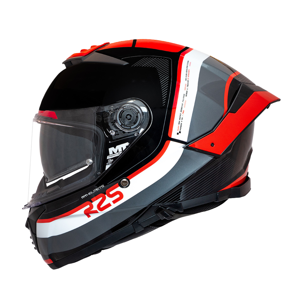 Casco MT Helmets Thunder 4 SV R25 B5 Red Brillo