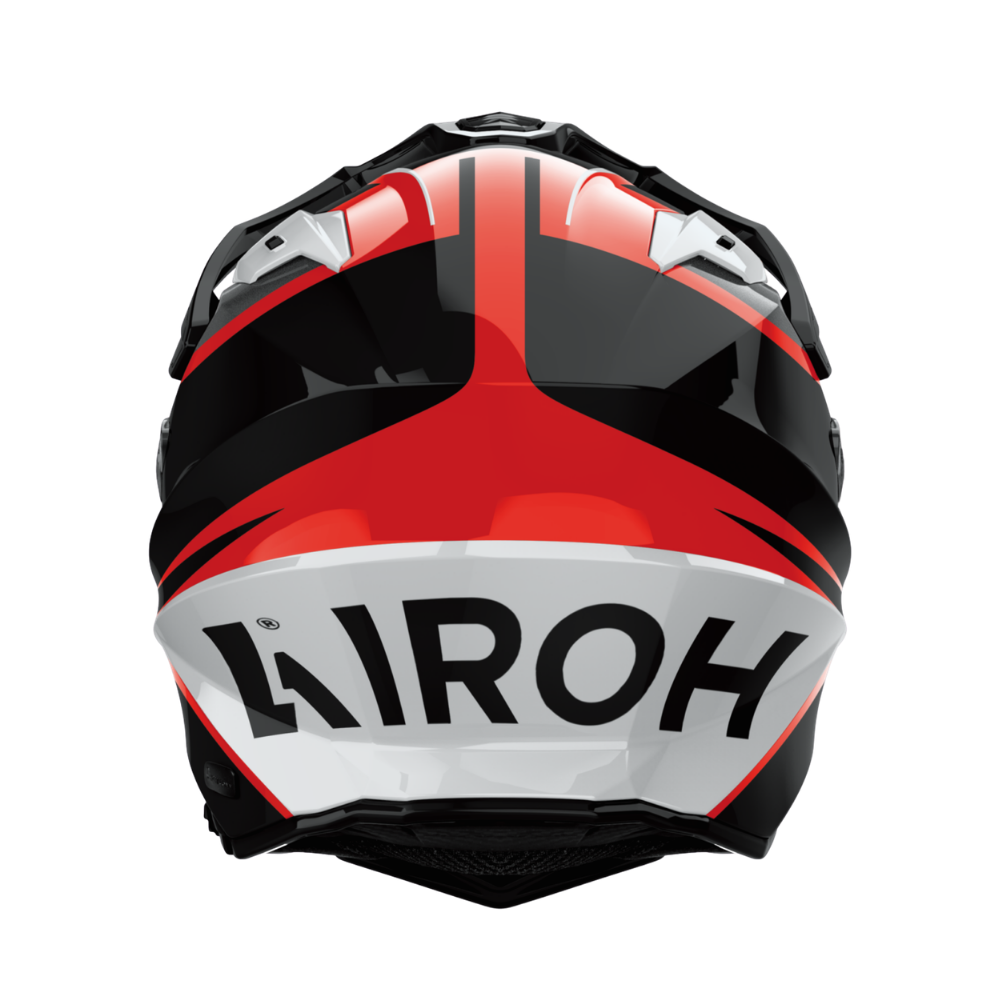 Casco Airoh Commander 2 Skip Rojo Brillo