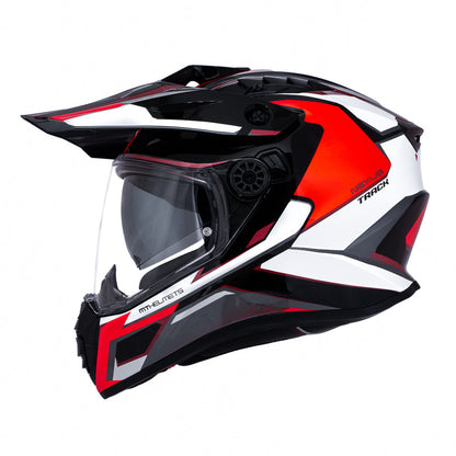 Casco para moto MT Track SV NEXUS  B5 Rojo Brillo