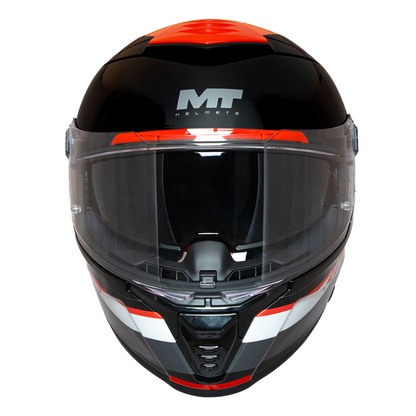 Casco MT Helmets Thunder 4 SV R25 B5 Red Brillo