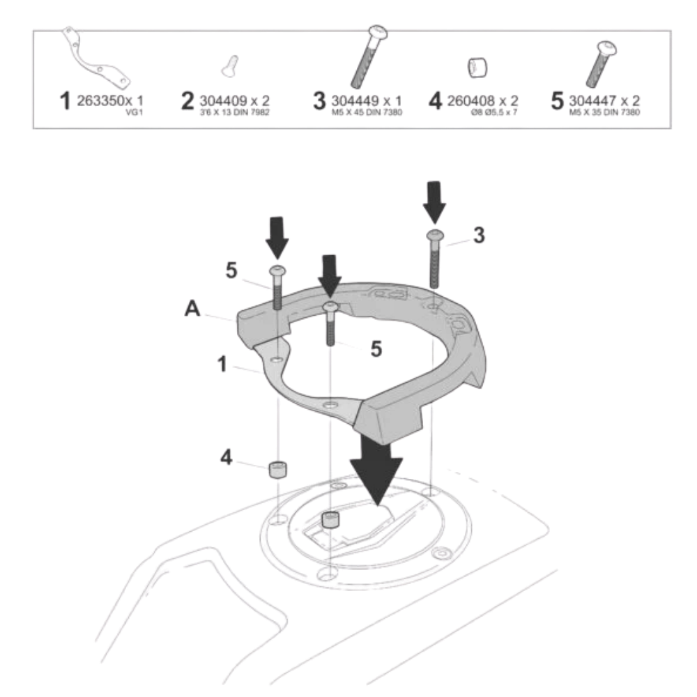 Shad Fijacion Click System (V010CS)