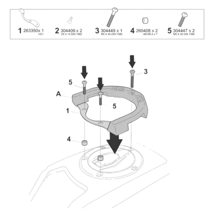 Shad Fijacion Click System (V010CS)