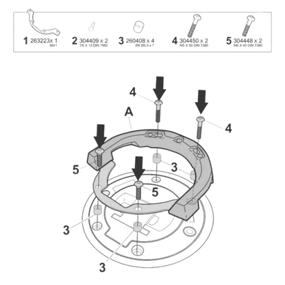 Shad Fijacion Click System (T010CS)