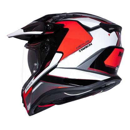 Casco para moto MT Track SV NEXUS  B5 Rojo Brillo