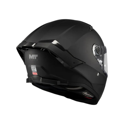 Casco MT Helmets Thunder 4 SV Solid A1 Negro Mate + Pinlock Incluido