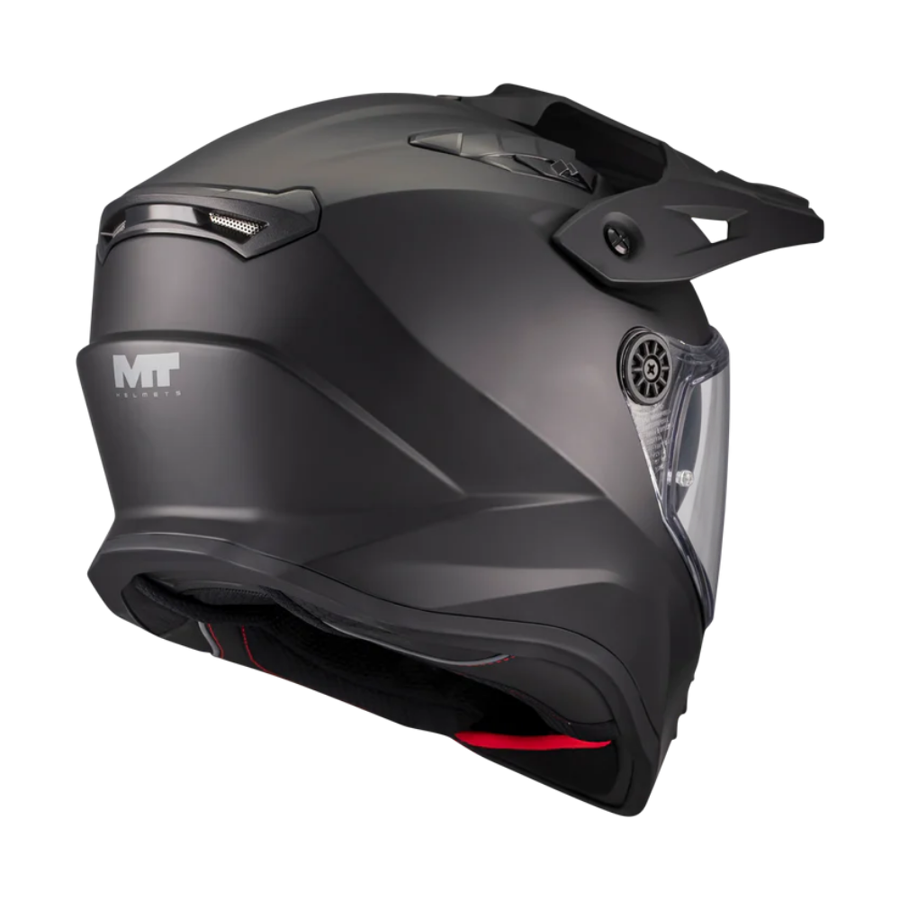 casco trail MT Track SV negro mate con pinlock
