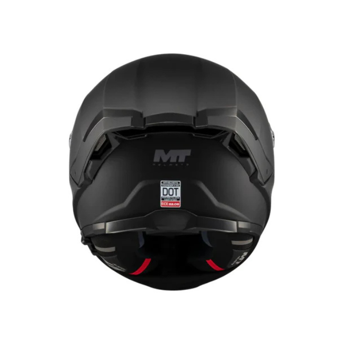 Casco MT Helmets Thunder 4 SV Solid A1 Negro Mate + Pinlock Incluido