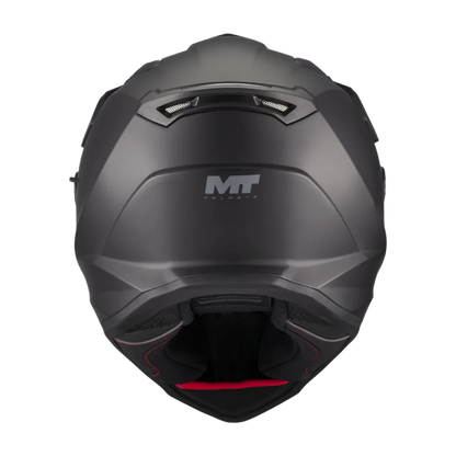 casco MT Track SV negro mate para asfalto y aventura
