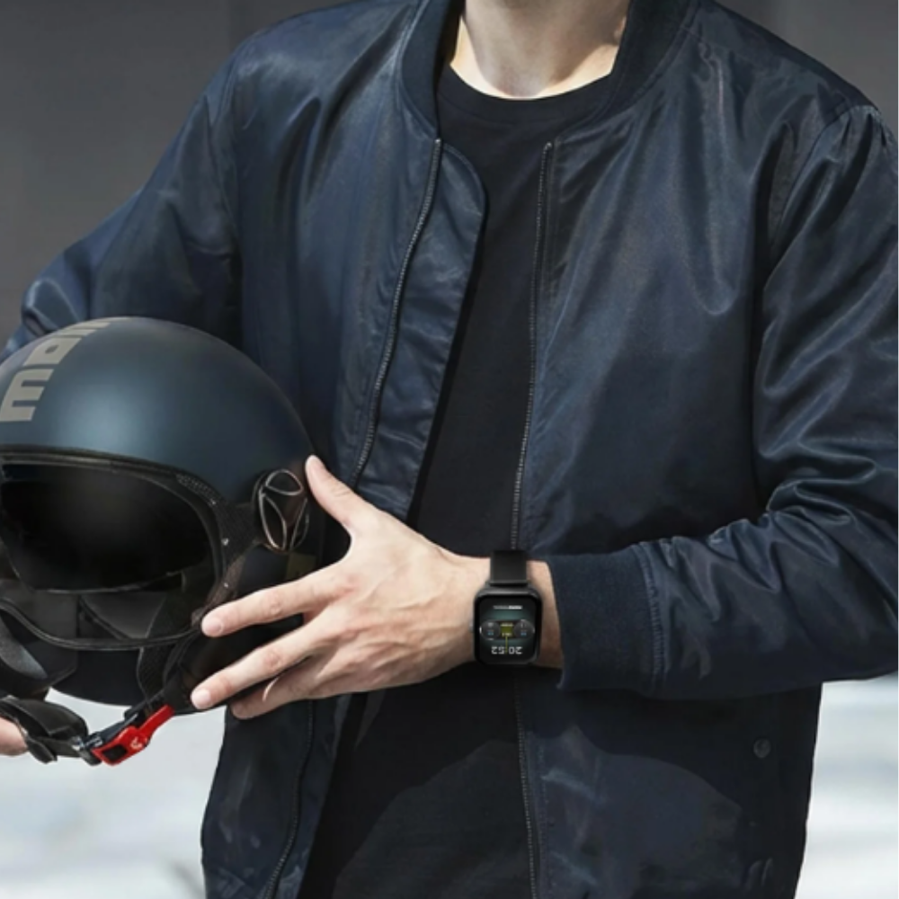 Smartwatch rectangular Momodesign Stealth Black