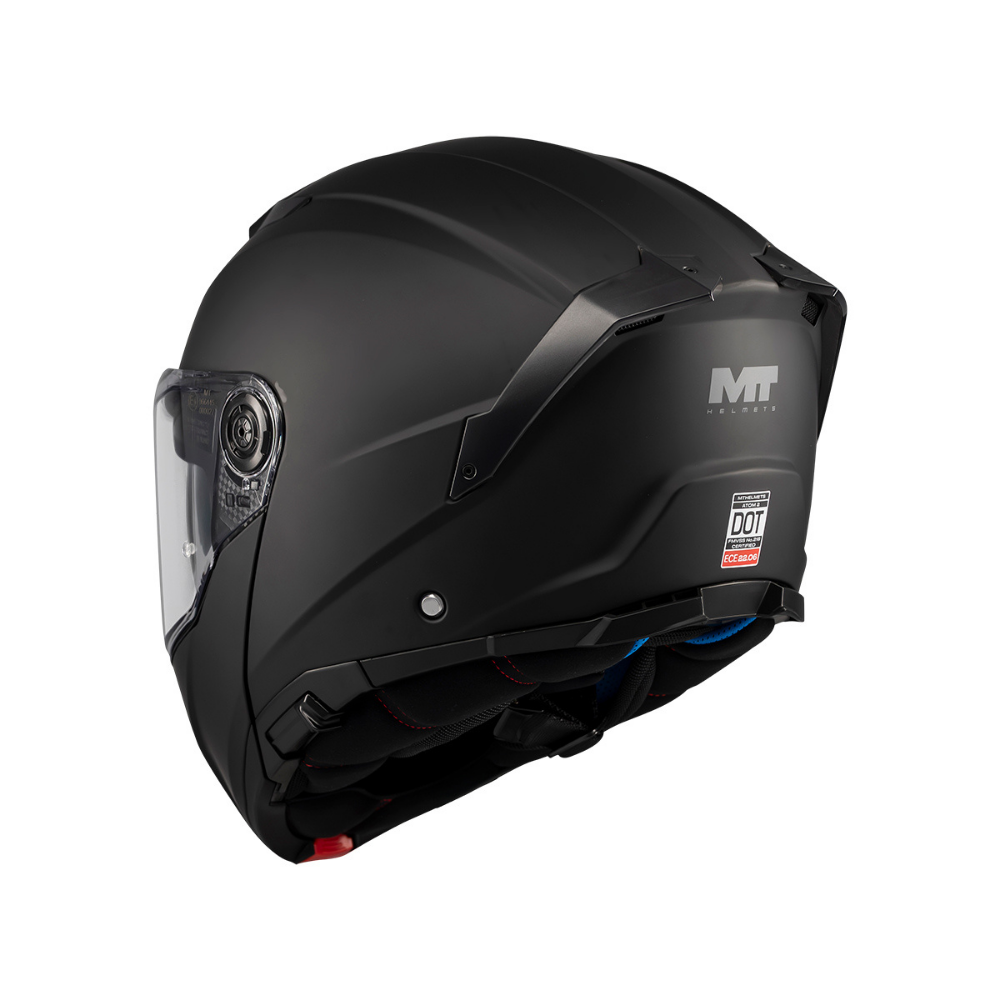 Casco de Moto MT Helmets Atom 2 SV Negro Mate Pinlock incluido