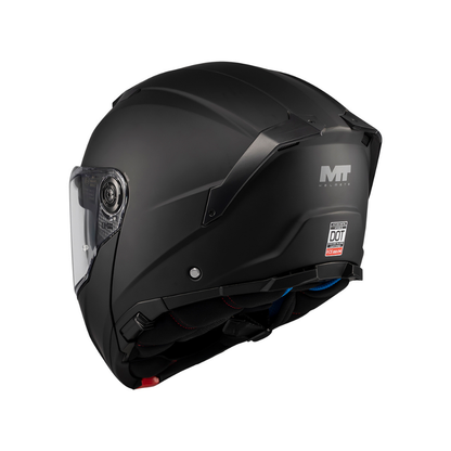 Casco de Moto MT Helmets Atom 2 SV Negro Mate Pinlock incluido