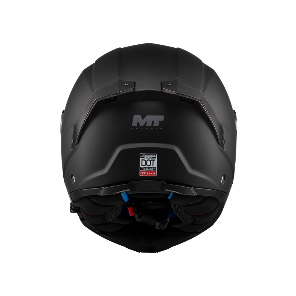 Casco de Moto MT Helmets Atom 2 SV Negro Mate Pinlock incluido