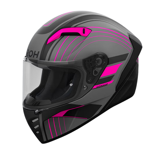 Casco Airoh Connor Achieve Rosado Mate