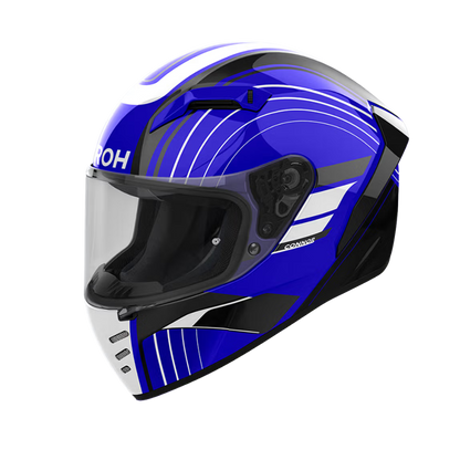 Casco Airoh Connor Achieve Azul Brillo
