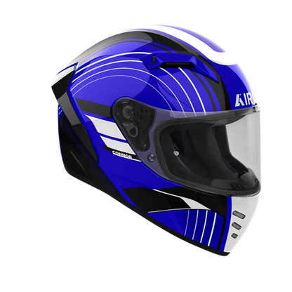 Casco Airoh Connor Achieve Azul Brillo