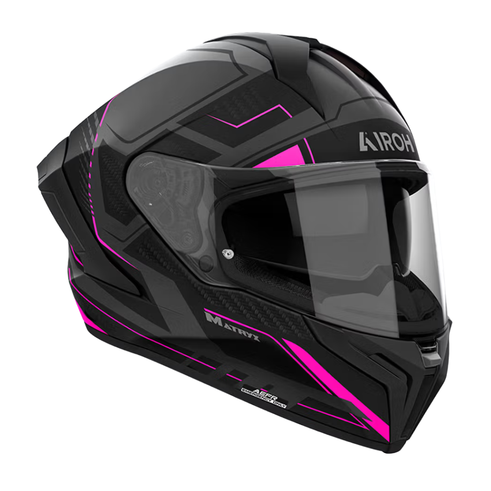 Casco Airoh Matryx Rocket Rosado Mate