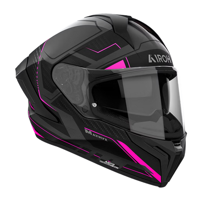 Casco Airoh Matryx Rocket Rosado Mate