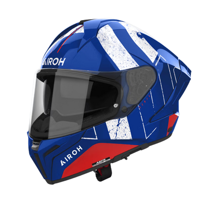 Casco Airoh Matryx Scope Light Azul/Rojo Brillo