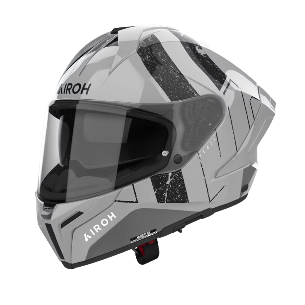 Casco Airoh Matryx Scope Light Gris Brillo