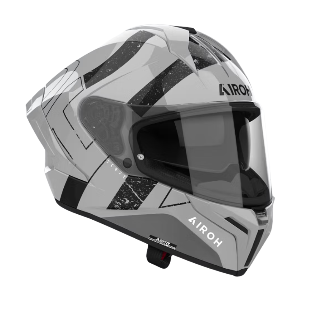 Casco Airoh Matryx Scope Light Gris Brillo