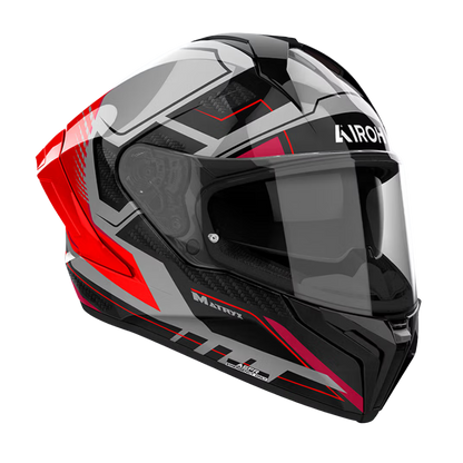 Casco Airoh Matryx Rocket Rojo Brillo