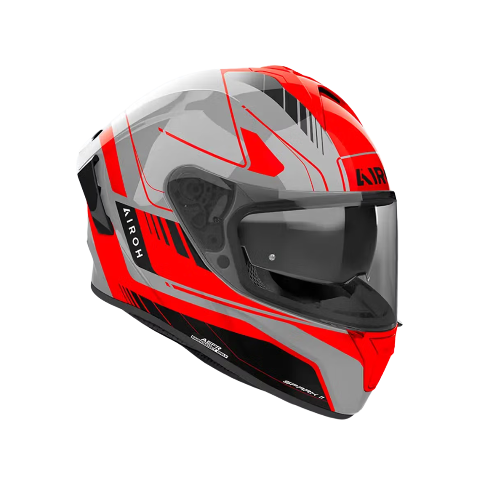 Casco Airoh Spark 2 Chrono Naranjo Brillo