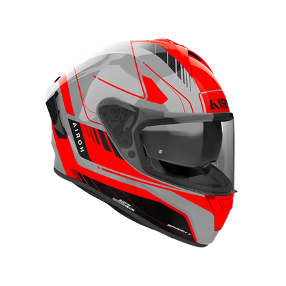 Casco Airoh Spark 2 Chrono Naranjo Brillo