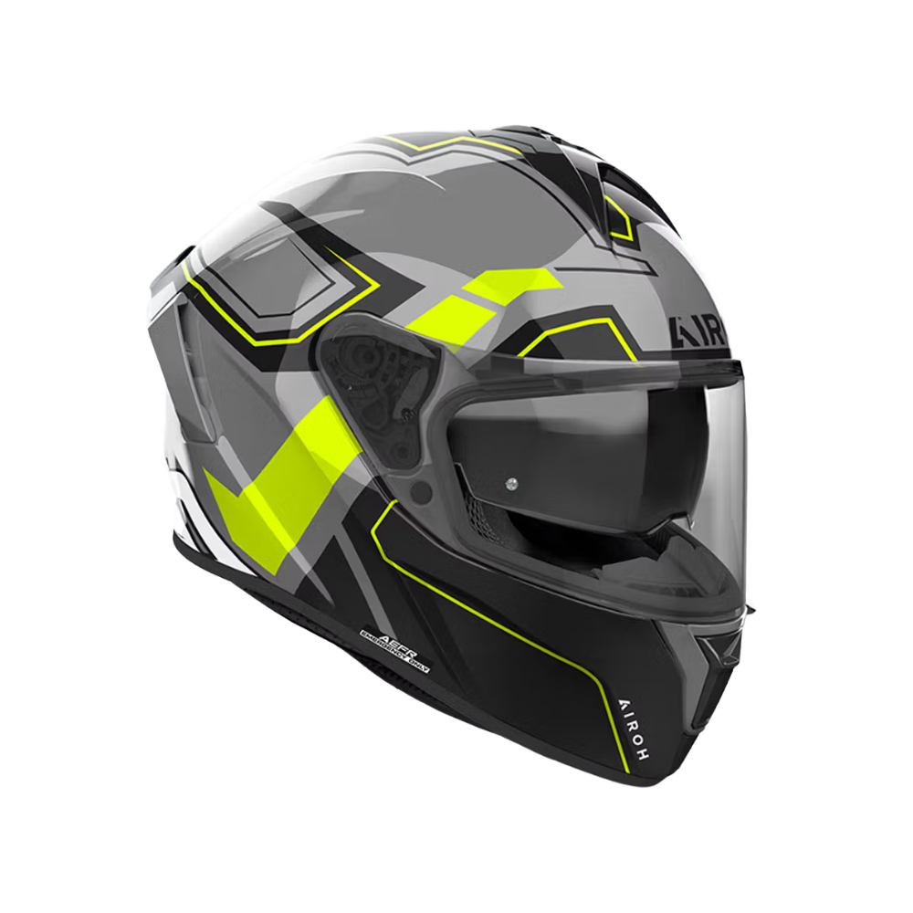 Casco Airoh Spark 2 Dart Amarillo Brillo