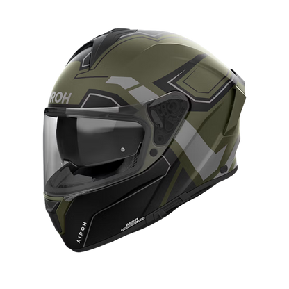 Casco Airoh Spark 2 Dart Militar Verde Mate