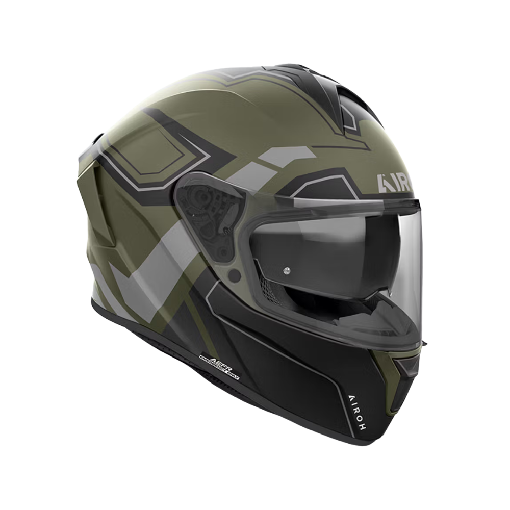 Casco Airoh Spark 2 Dart Militar Verde Mate