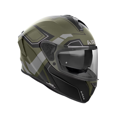 Casco Airoh Spark 2 Dart Militar Verde Mate