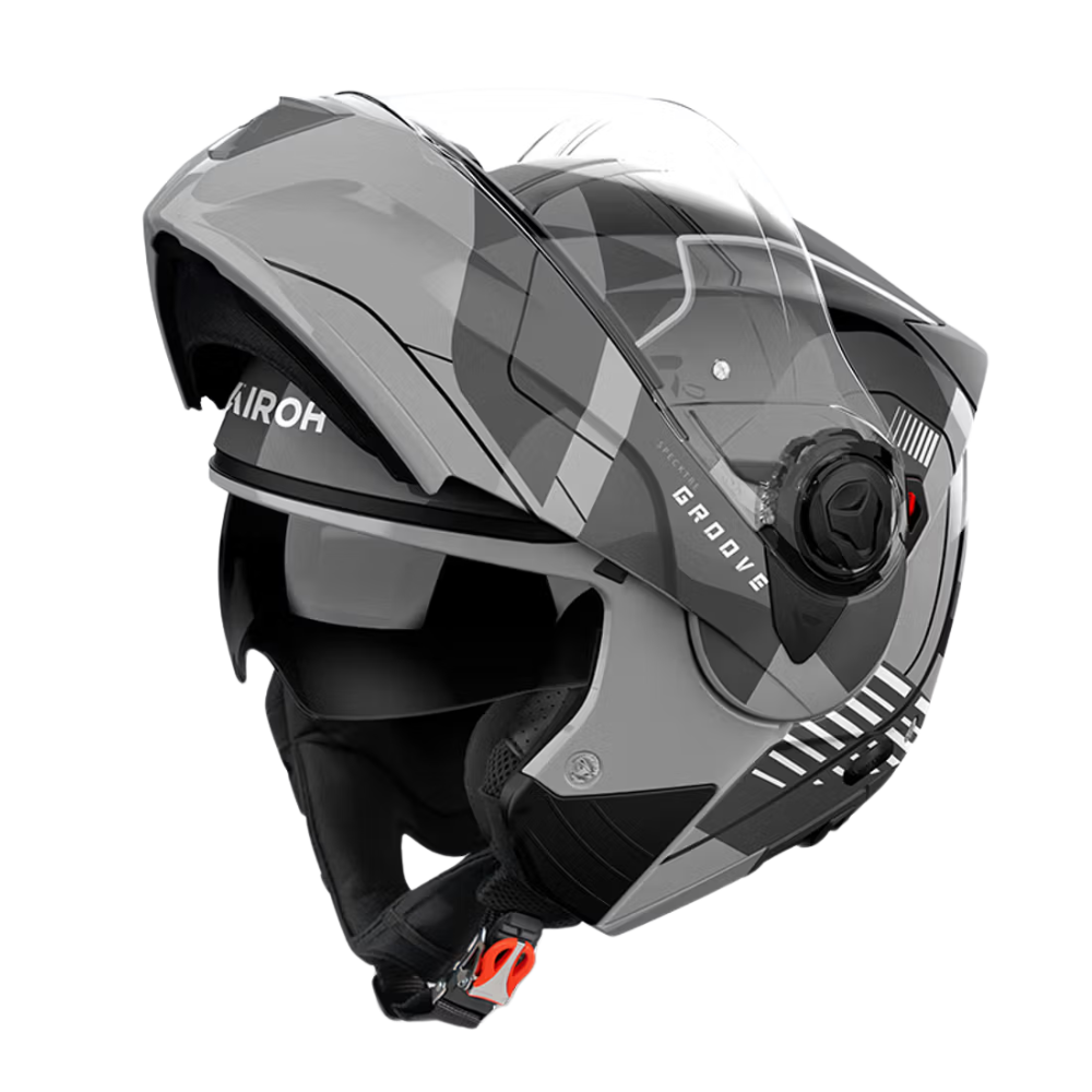 Casco de Moto Airoh Specktre Groove Gris Brillo