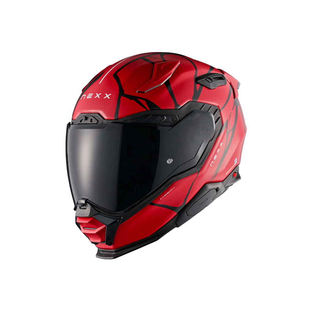 Casco Nexx x.wst3 b-side RED BLACK