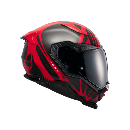 Casco Nexx x.wst3 b-side RED BLACK