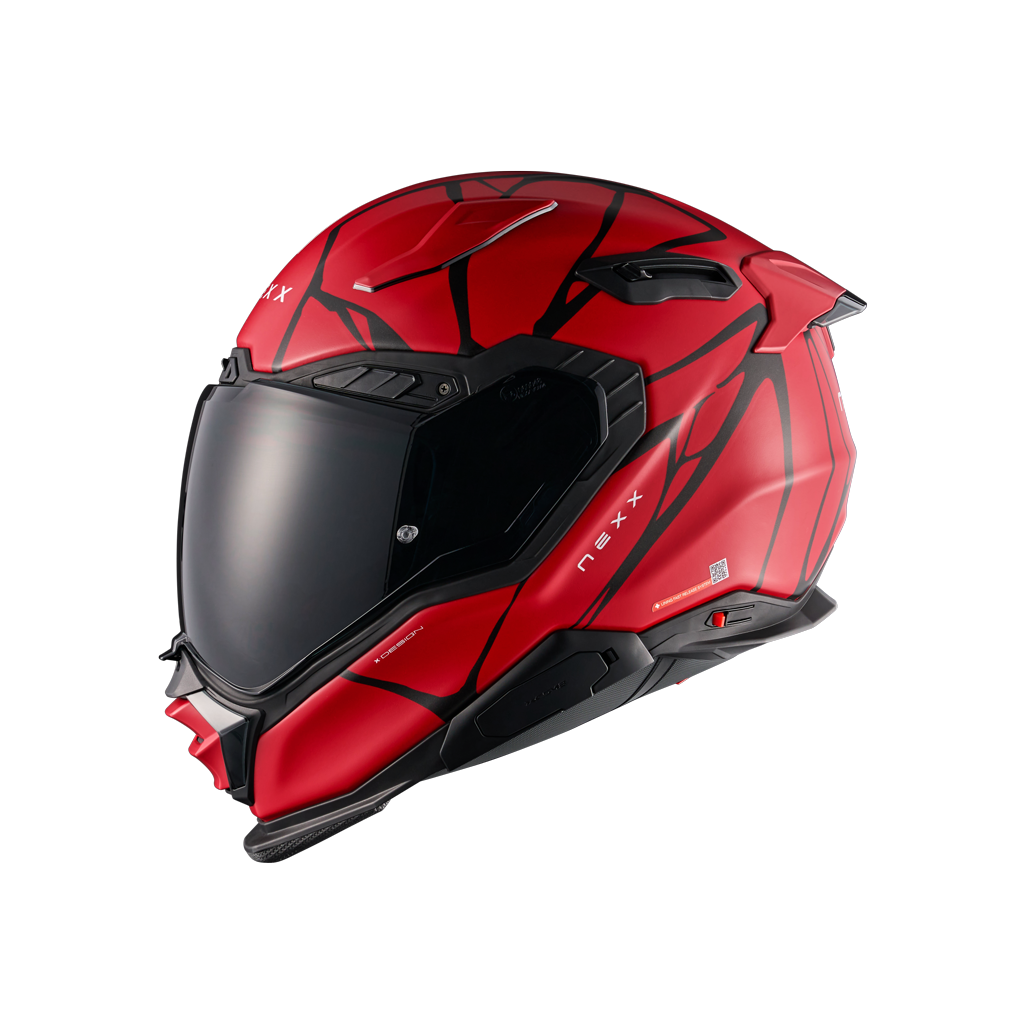 Casco Nexx x.wst3 b-side RED BLACK