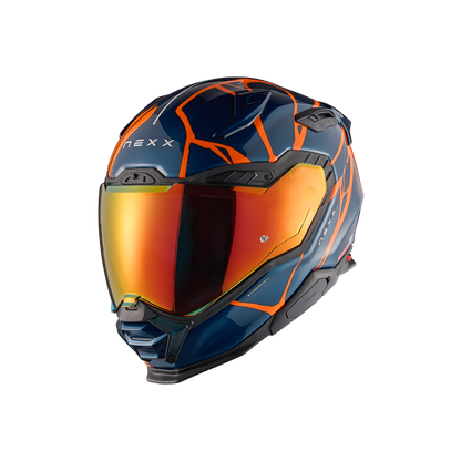 Casco Nexx x.wst3 b-side BLUE TEAL ORANGE