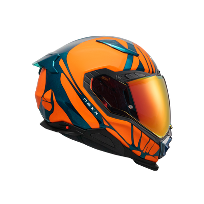 Casco Nexx x.wst3 b-side BLUE TEAL ORANGE