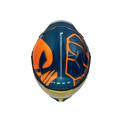 Casco Nexx x.wst3 b-side BLUE TEAL ORANGE