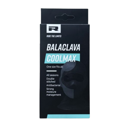 Balaclava Moto Richa Coolmax Negro - Coolmax Transpirable