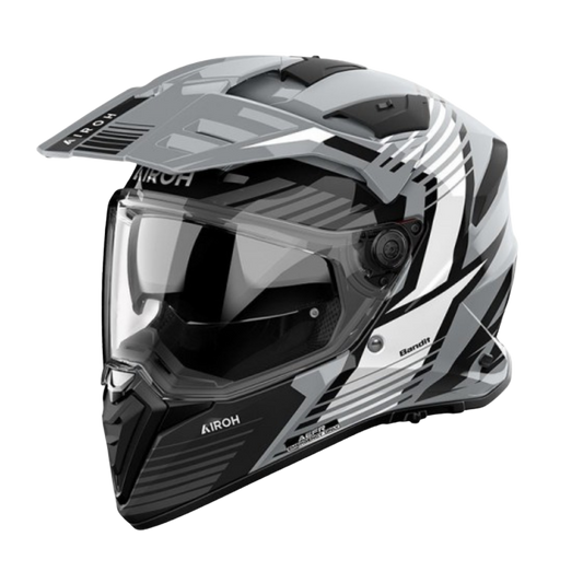 Casco para moto Airoh Bandit Spicy Gris Brillo