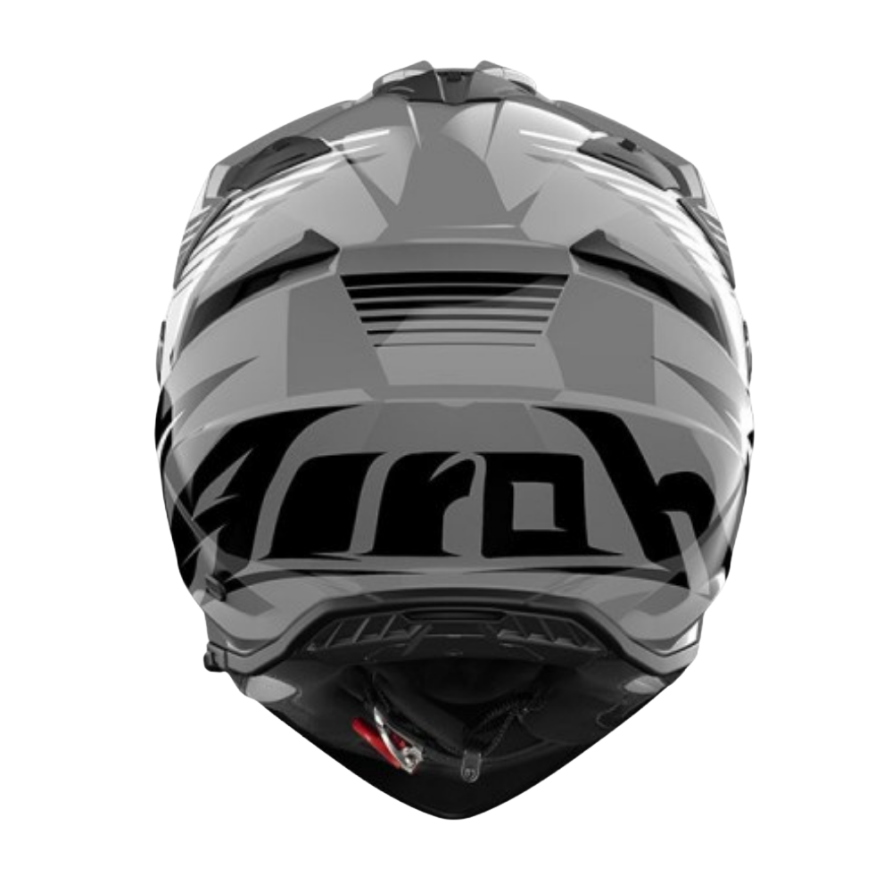 Casco para moto Airoh Bandit Spicy Gris Brillo