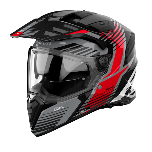 Casco para moto Airoh Bandit Spicy Rojo Brillo
