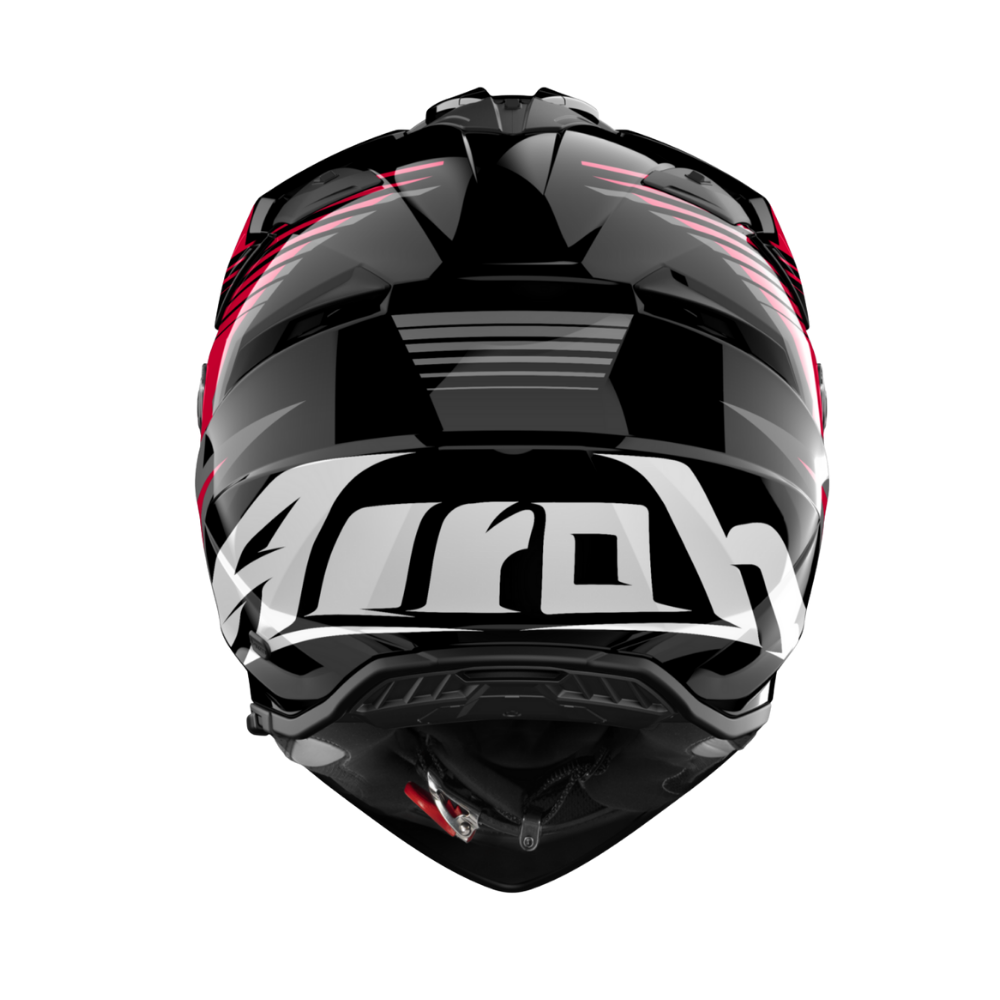 Casco para moto Airoh Bandit Spicy Rojo Brillo