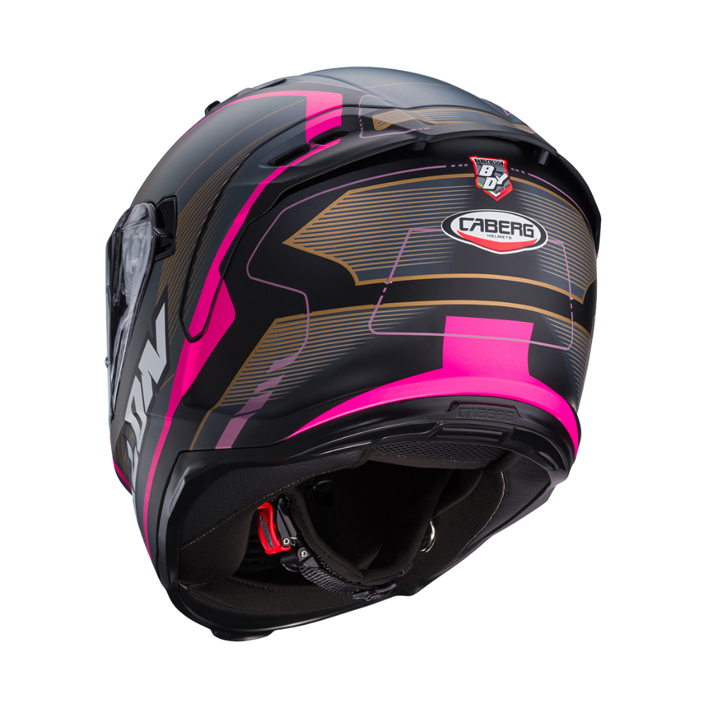 CASCO PARA MOTO CABERG AVALON X Optic Matt Black/Grey/Fuchsia
