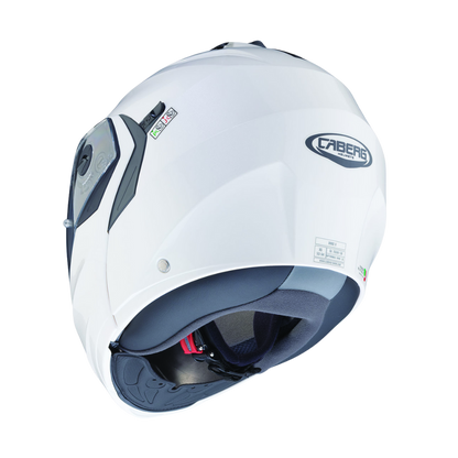 Casco de Moto Abatible CABERG Duke X White Metal