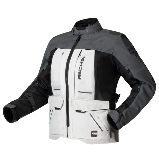 Chaqueta para Moto Richa Infinity 3 Adventure Mujer Gris - Adventure Touring