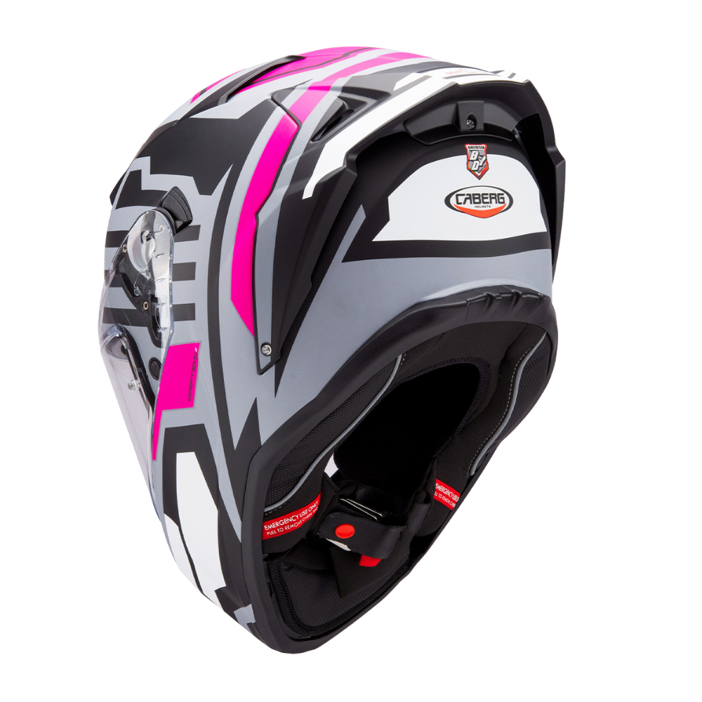 CASCO PARA MOTO CABERG DRIFT EVO II Horizon Matt Grey/Black/Fuchsia